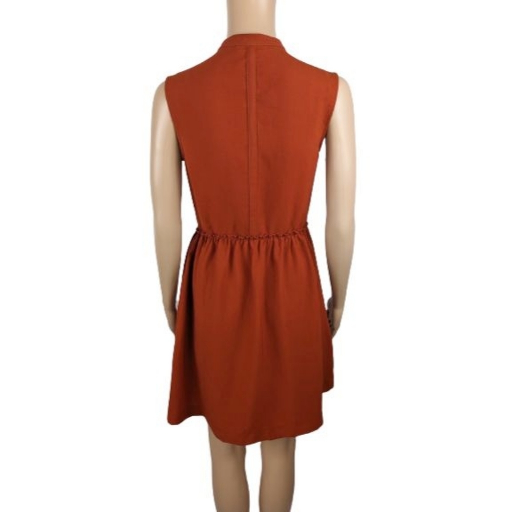 Burberry Brit Arabelle Burnt Orange Dress 4 - Picture 7 of 10